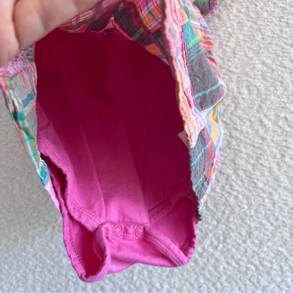 Hatley Baby Infant Patch Pinkโ Dress With Bodysuit Size 18-24 Months - Picture 10 of 10